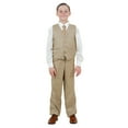 thumbnail image 4 of Boys Suit Tuxedo Set Solid 4pc Satin Notch Lapel-Classic Fit, 4 of 6