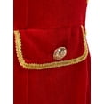 thumbnail image 5 of Aislor Women Circus Ringmaster Costumes Rave Festival Lion Tamer Cosplay Vest Swallow-Tailed Blazer Jacket Red L, 5 of 7