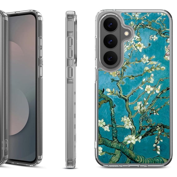Shockproof Phone Case for Samsung Galaxy A37 5G, by OneToughShield - Almond Blossom
