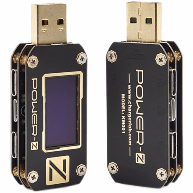 POWER Z KM001 Pro Probr USB PD Disparr Detecci n de voltaje y corriente Decoy QC3 0 2 Capacidad potencia Prueba ripple energ a Datos almacens PC p rdida l nea