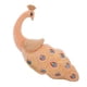 thumbnail image 2 of Cojín de pavo real con forma de animal para silla, cojín decorativo para sofá o coche. Marrón claro, 2 of 9