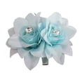 thumbnail image 2 of Limei 2PCS Sweet Flower Hair Claws Beauty Ribbon Bow Hair Clips Headwear Hair Jewelry for Women Accessories, 2 of 7