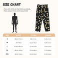 thumbnail image 2 of Salouo Daisy Print Women's Pajama Pants Casual Loose Sweatpants PJs Flowy Pants Drawstring Palazzo for Women Wide Leg Pants Lounge Pajama -Medium, 2 of 8
