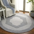 thumbnail image 2 of SAFAVIEH Renewal Ramona Medallion Area Rug, Gray, 6' x 6' Round, 2 of 10