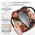 thumbnail image 3 of Rateoe Vintage Red Flower Chihuahua Pattern Lunch Bag Women, Lunch Box, Lunch Bag, Small Leakproof Lunch Tote Large Capacity Reusable Insulated Cooler Lunch Container, 3 of 6