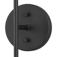 thumbnail image 3 of Progress Lighting Haas 2-Light Wall Sconce, Matte Black, Opal Glass, 3 of 10