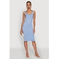 thumbnail image 2 of Womens Chic Sleeveless Scoop Neck Midi Tank Dress, 2 of 4