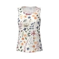 thumbnail image 4 of Lsque Watercolor Floral Printed Workout Tank Tops for Women, Athletic Sports Tank Tops, Compression Sleeveless Dry Fit Shirts,Sleeveless Yoga Shirt-Small, 4 of 9