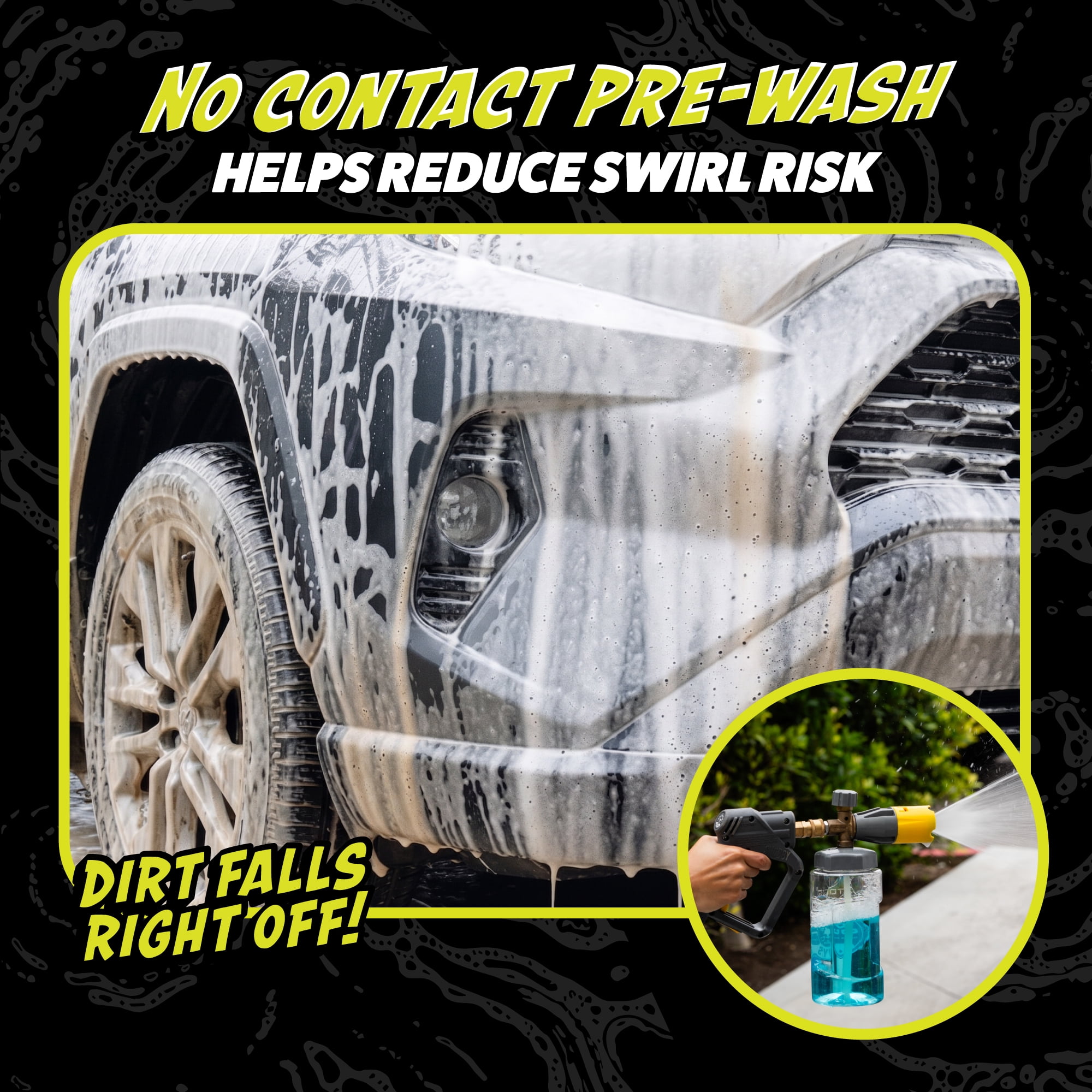 Chemical Guys 'Hands Off' Pre-Wash Snow Foam Touchless Rinse, 16 fl oz