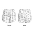 thumbnail image 3 of Daiia Snowflake Minimalist Pattern Women's 2 in 1 Running Shorts - Lightweight Athletic Workout Gym Yoga Shorts Liner with Phone Pockets-Medium, 3 of 7
