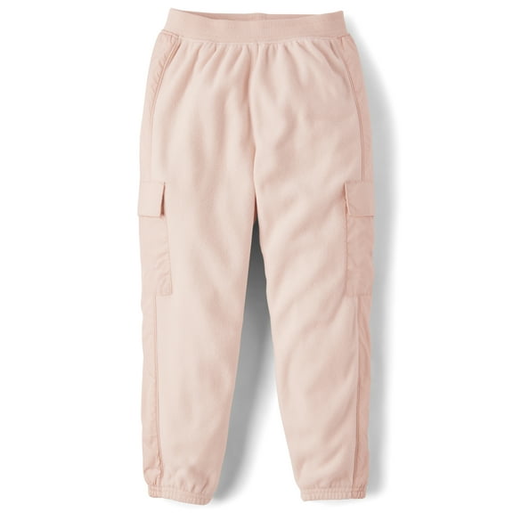 The Children's Place Girls Active Microfleece Cargo Jogger Pant, Sizes XS-XXL