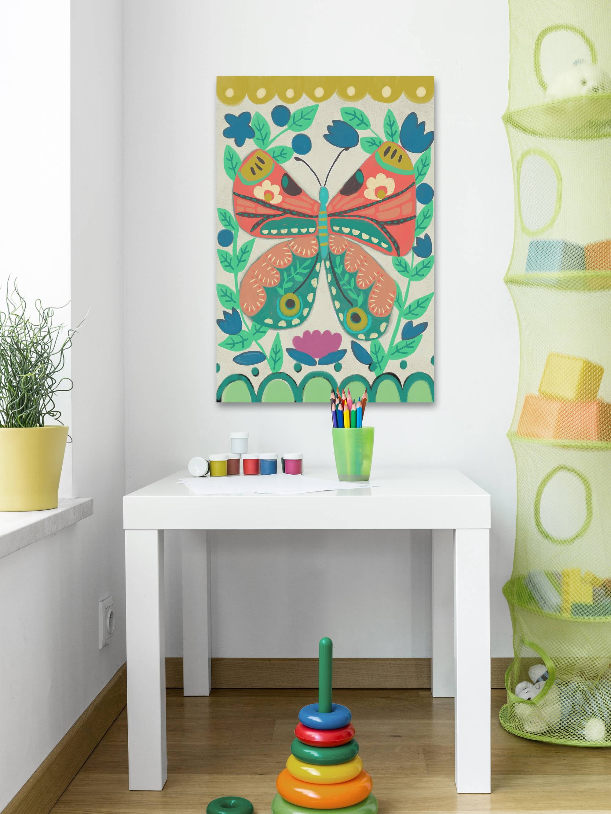 Marmont Hill Flutterfly I Canvas Wall Art