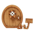 Wooden Door Narnia Door. Threedimensional Assembly Kit Door Craft