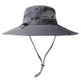 thumbnail image 2 of Bucket Hats for Men Women Summer Lightweight Breathable Uv Protection Upf 50+ Sun Hats Wide Brim Boonie Hat Fishing Hat, 2 of 4