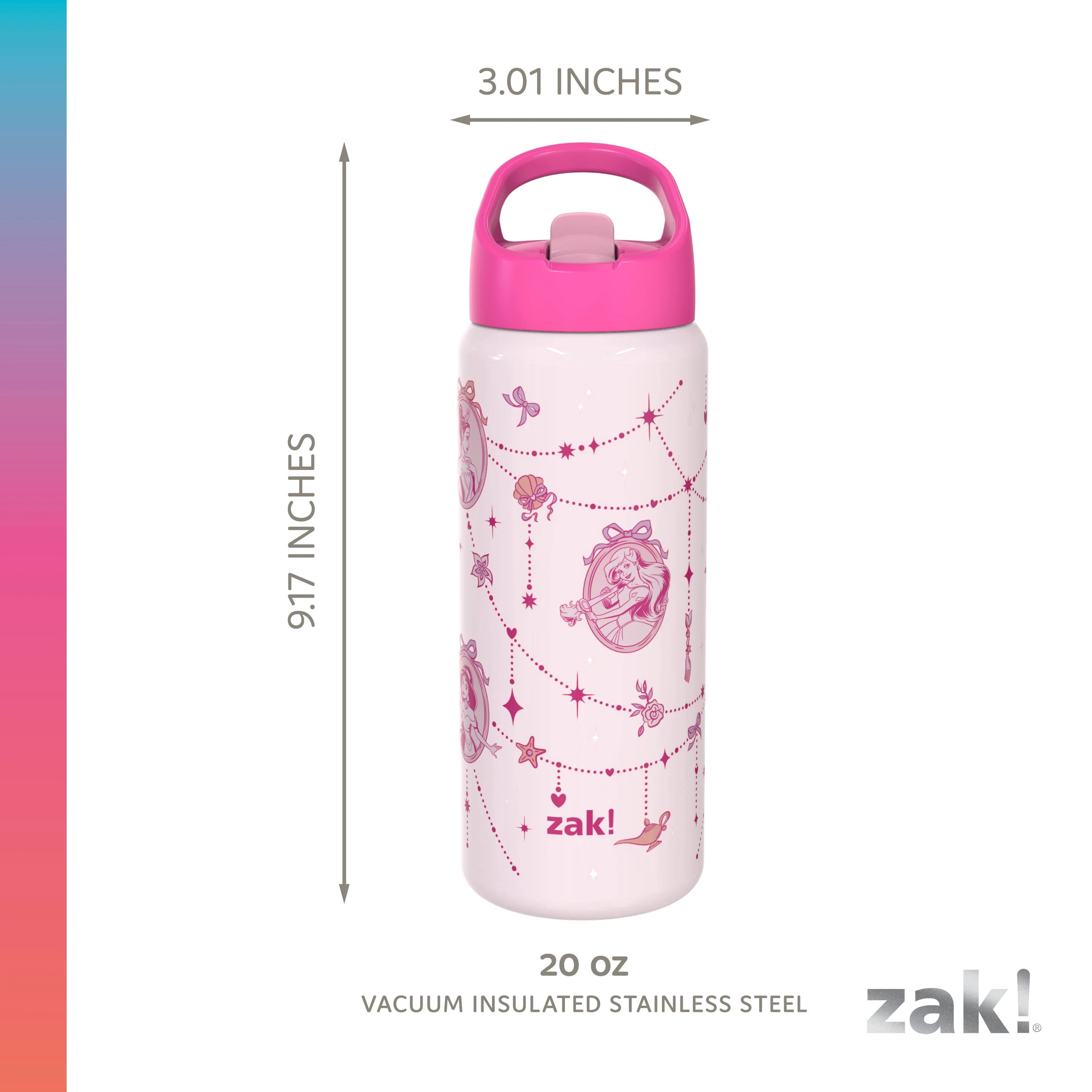 Zak Designs 20oz Princess Stainless Steel Clutch
