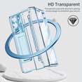thumbnail image 3 of Dteck Compatible for Samsung Galaxy Z Fold 6 Case with Flat Hinge Protection, Built-in Front Screen Protector Full Body Case for Samsung Z Fold 6 Case, Metal Camera Protector & Kickstand,Blue, 3 of 7