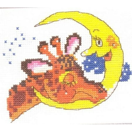 UPC: 4610009340203 | Counted Cross Stitch Kit It s Time To Sleep 0-06 Needlework By Alisa Easy Yellow Animal