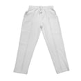 thumbnail image 5 of PNTUTB Men's Solid Color Linen Pleated Casual Loose Comfort Elastic Waist Drawstring Straight Leg Pants with Pockets, 5 of 6