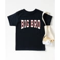 thumbnail image 5 of Big Bro Baseball Shirt Toddler and Kids Sibling Announcement Graphic Tee Vintage Red Shirt 5-6, 5 of 8