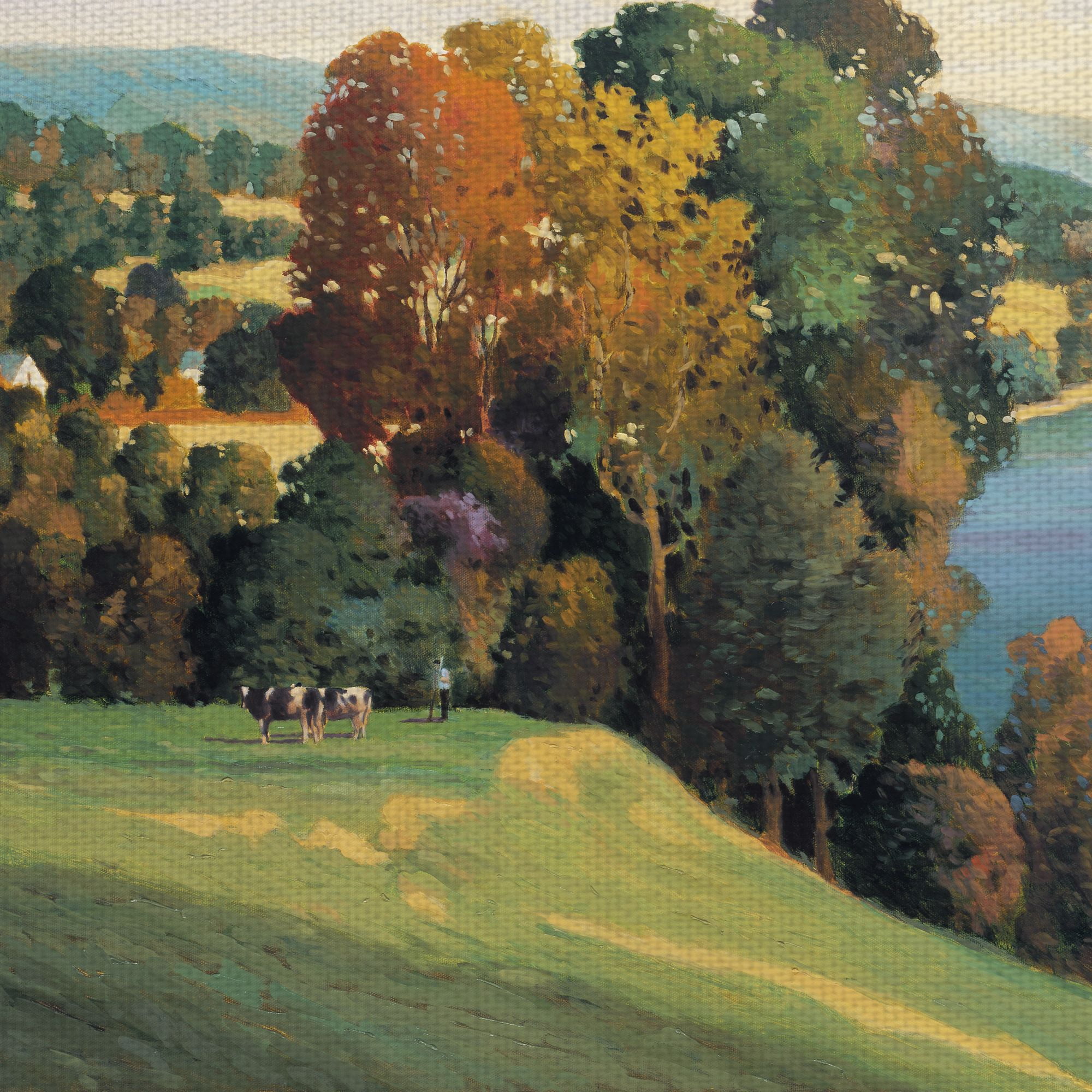 Fine Art Canvas Hill & Valley II Landscape by Max Hayslette Canvas Art Print