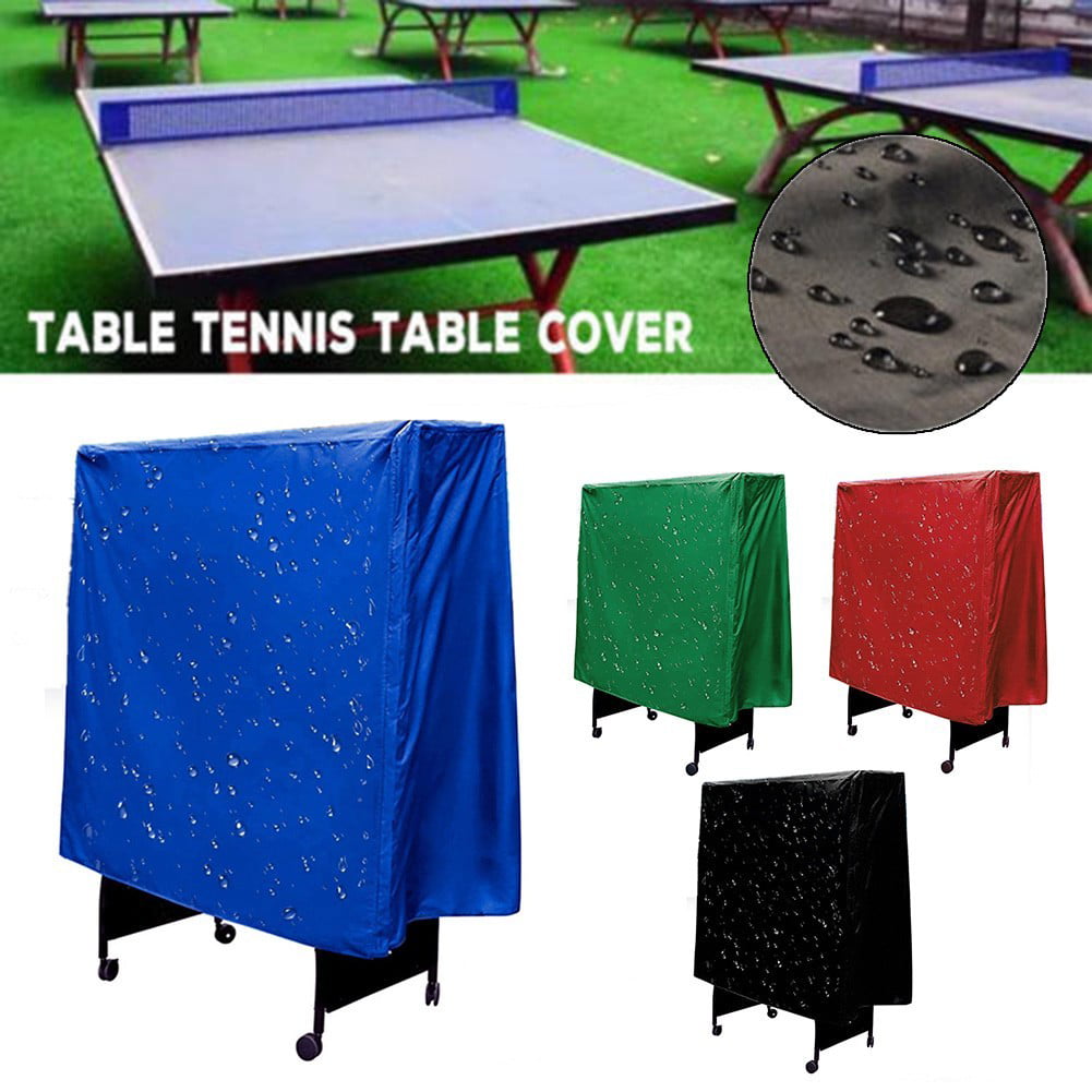 Outdoor Waterproof Dustproof Oxford Cloth Table Tennis Desk Cover 165x70x185cm 