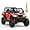 Red, variant on Lumiparty 24V Electric Ride on Dump Truck for Kids, 2-Seater 4WD Remote Control Car with Electric Dump Bed & Shovel, LED Lights, Music Player, Max Speed 5Mph, for Boys & Girls, Gray