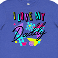 thumbnail image 4 of Inktastic I Love My Daddy- 80s Retro Style Youth T-Shirt, 4 of 5