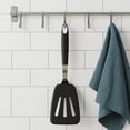 thumbnail image 4 of Unique Bargains Spatula Set with Rubber Tips for Non-Stick Cooking Black 13.6x3.7 inch, 4 of 5