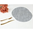 thumbnail image 6 of Unique Bargains 6 Packs Round Placemats for Kitchen Dining Table Decor Gray 14x14in, 6 of 7