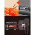 thumbnail image 4 of Alove Thermal Underwear Women Ski Breathable Warm Base Layer Cold Weather Set Long Johns Top Bottom, 4 of 7