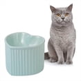 thumbnail image 2 of ckepdyeh Ceramic Raised Cat-Bowls,Tilted Elevated Food or Water Bowls,Stress Free,Backflow Prevention,Dishwasher Microwave Safe B, 2 of 8