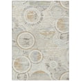 thumbnail image 2 of Addison Rugs Chantille Indoor/Outdoor Transitional Geometric Ivory Machine Washable Rectangle Rug, 9' x 12', 2 of 8