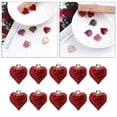 thumbnail image 3 of 10 Piezas de Aleación de de , Joyería de Bricolaje, Colgante, Collar, , Pendientes, Sumi - Rojo Sunnimix Colgante de encantos de corazón, 3 of 8