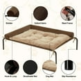 thumbnail image 6 of 2 in1 Elevated Cooling Dog Bed for Large Dogs Raised Dog Cot Beds with Chew Proof Breathable Mesh and Metal Frame Portable Pet beds with No-Slip Rubber Feet for Indoor & Outdoor Easy to Clen, 6 of 15