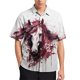 thumbnail image 3 of Camisas con estampado digital de animales y caballos para hombre, camisas hawaianas holgadas informales de manga corta para playa, blusas de gran tamaño para hombre, 3 of 5