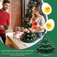 thumbnail image 5 of Easter Tree Deviled Egg Holder | 8 Inch Easter Trees Deviled Egg Platter | 26 Hole Cute Tree Devileds Eggs Tray Serving Plates for Parties | 4 Tier Trees Devileds Eggs Storage Container Carrier, 5 of 7