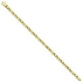 thumbnail image 3 of 14K Yellow Gold 3.75mm Polished Byzantine Link Chain 18 Inch, 3 of 5