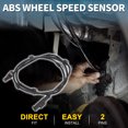 thumbnail image 2 of ABS Wheel Speed Sensor for Smart Fortwo Durable No.A4515400017 Rear Left ABS Speed Sensor, 2 of 6