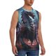 thumbnail image 2 of Fotbe Urban Mechanical Dragon Men's Camiseta sin Mangas Estampada para Hombres, Playera Casual para Gimnasio, Entrenamiento, Playa-3X-Large, 2 of 7