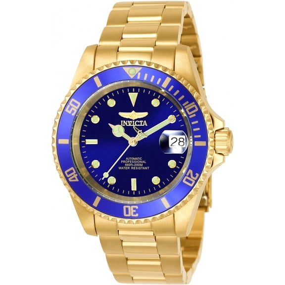 Invicta Mens 8930OB Pro Diver Automatic GoldTone Bracelet Watch
