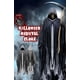 thumbnail image 2 of Disfraz de Halloween Horror Grim Reaper para hombre, disfraz de bruja con capa aterradora para hombre y mujer, capa con capucha para adultos, accesorios de cosplay (negro), 2 of 8