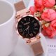 thumbnail image 2 of Reloj para mujer Correa de malla de acero inoxidable Esfera de estrella Moda, 2 of 4