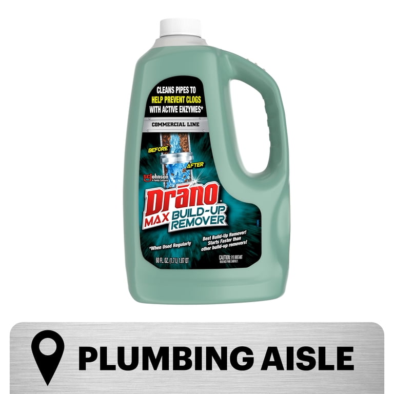 Drano Max Build-Up Remover, 60 Fl Oz photo 2