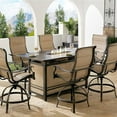 thumbnail image 6 of Four Seasons Courtyard Manhattan LP Gas Aluminum Fire Pit Table, Gray, 6 of 8