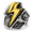 Gold, variant on Men's Skull Lightning Bolt Ring, Stainless Steel Gothic Statement Ring, Sizes 7-13, for Concerts, Parties and Everyday Wear, Birthday Gift for Him