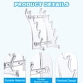 thumbnail image 3 of Uxcell Acrylic Pen Holder Display Stand Pen Rack Makeup Brush Organizer Vertical & Horizontal Clear, 3 of 7