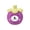 Purple, variant on Cute Animal Squeaky Dog Toys, Soft Latex Rubber Chew Toys, Pet Play Toys for Small Dogs and Puppies,Fruits And Animals Themed.