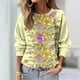 thumbnail image 3 of Camiseta de manga larga con estampado de pinturas al óleo en 3D de moda de primavera y otoño para mujer, jersey con estampado floral, ropa Harajuku, tops para mujer, 3 of 5