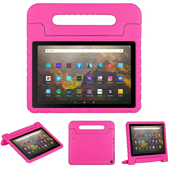 Fire HD 10 Tablet Case with Handle (11th Gen, 2021 Release, Fire HD 10 Plus 2021 Case for Kids, Kids-Proof Cover Kids