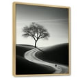 thumbnail image 2 of Designart "Minimalism Photography: Moons Melody" Minimalism Floater Framed Canvas Prints, 2 of 5